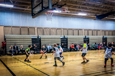 2019 Youth Basketball game at Kirkland Middle School