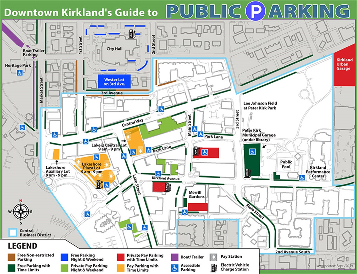 Downtown Parking City Of Kirkland