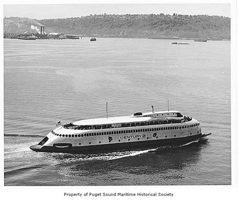 The ferry Kalakala. Courtesy of Puget Sound Maritime Historical Society.