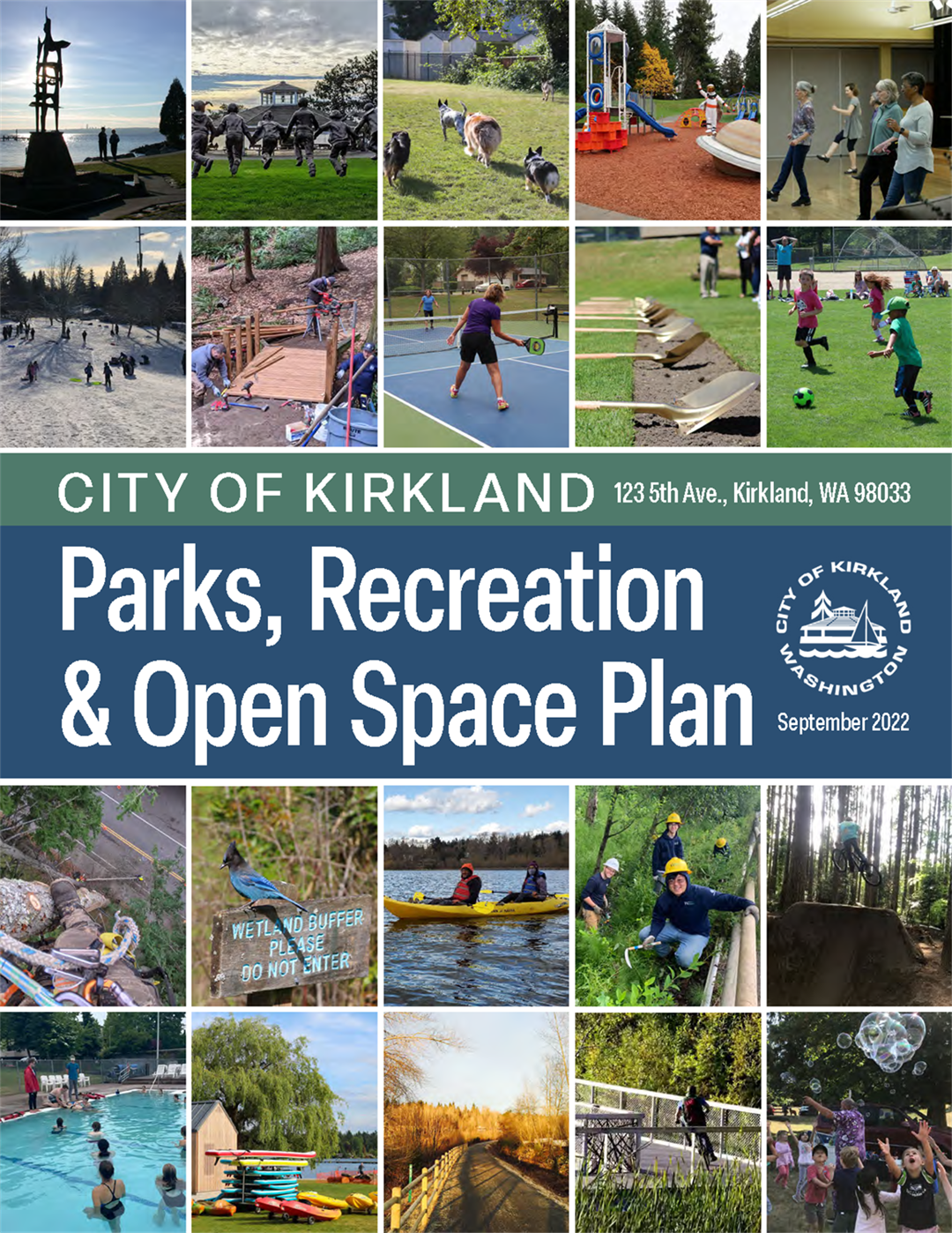 Kirkland City Council Adopts Parks, Recreation and Open Space Plan – City  of Kirkland