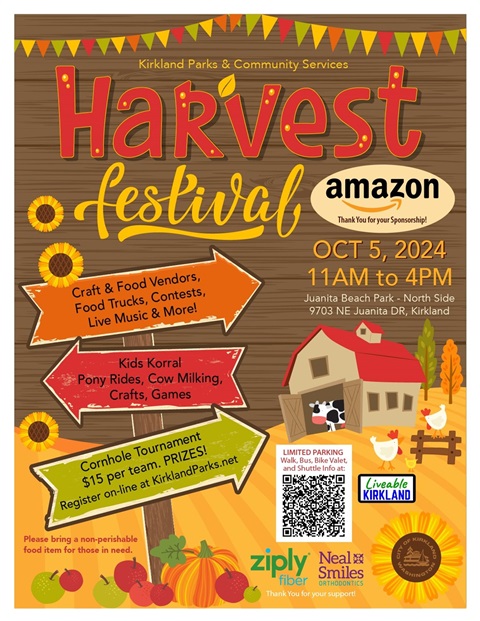 Harvest Festival 2024 flyer